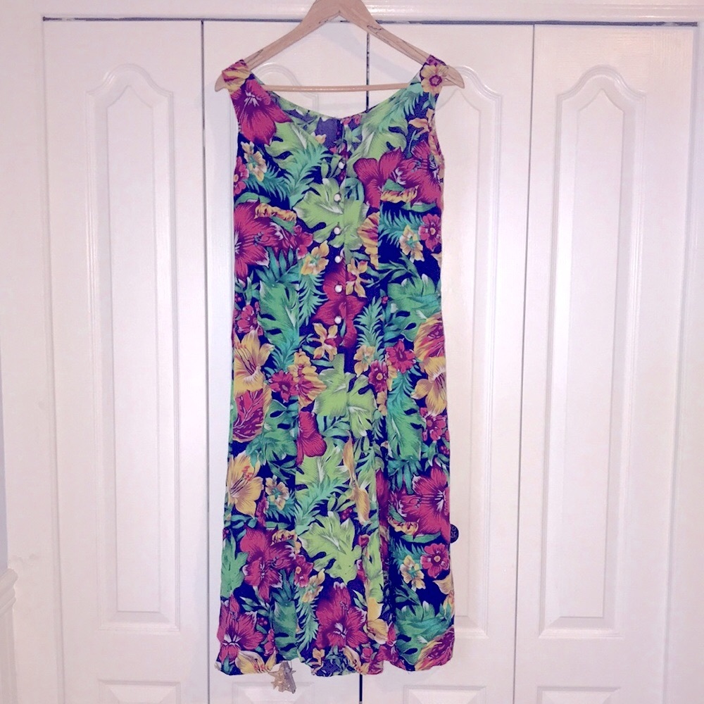 Vintage Tropical Romper